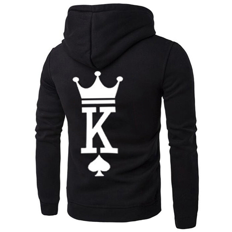 Crown King and Queen Hoodie for Couples