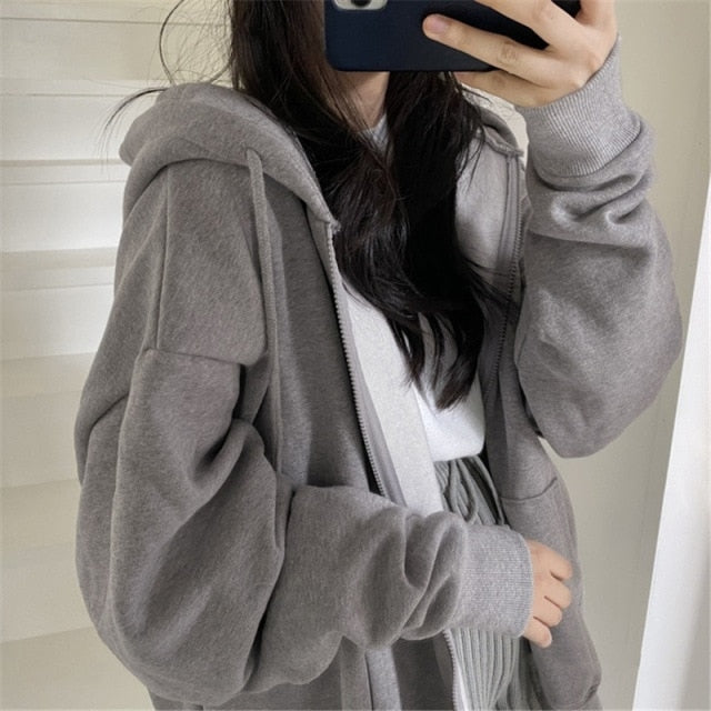 Korean Style hoodies  Womens sweatshirts hoods, Hoodies womens, Korean  fashion