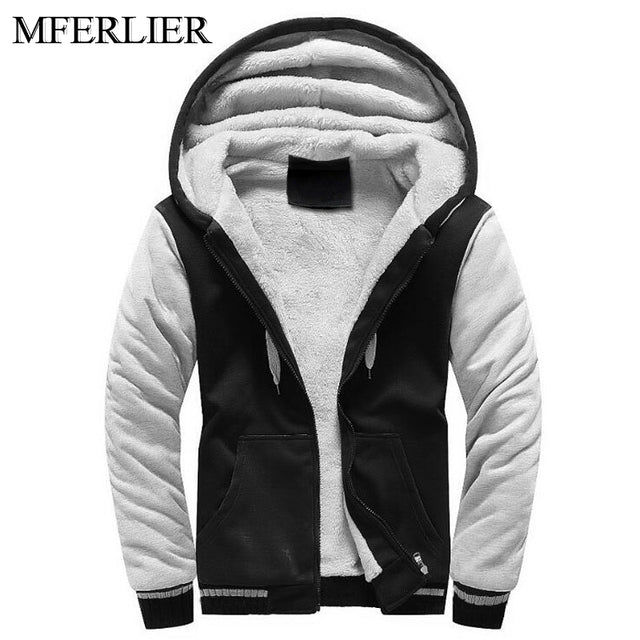 Up to 7XL Winter Warm Hoodies for Men