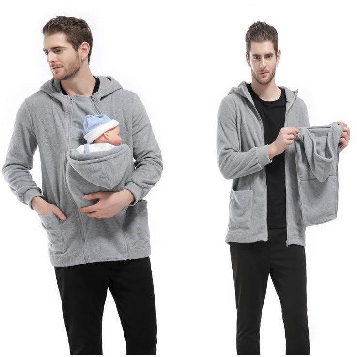 Mums/Dads Baby Kangaroo Detachable Pouch Quality Hoodie - The Hoodie Store