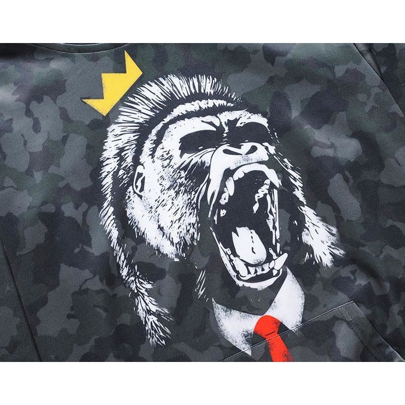 Camouflage King Kong Hoodie - The Hoodie Store