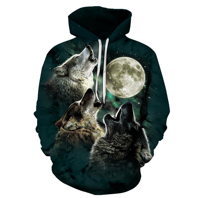 Howling 2025 wolf hoodie