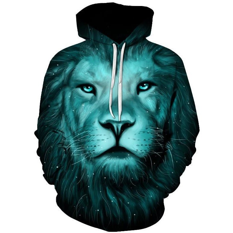 Green Night Lion - The Hoodie Store