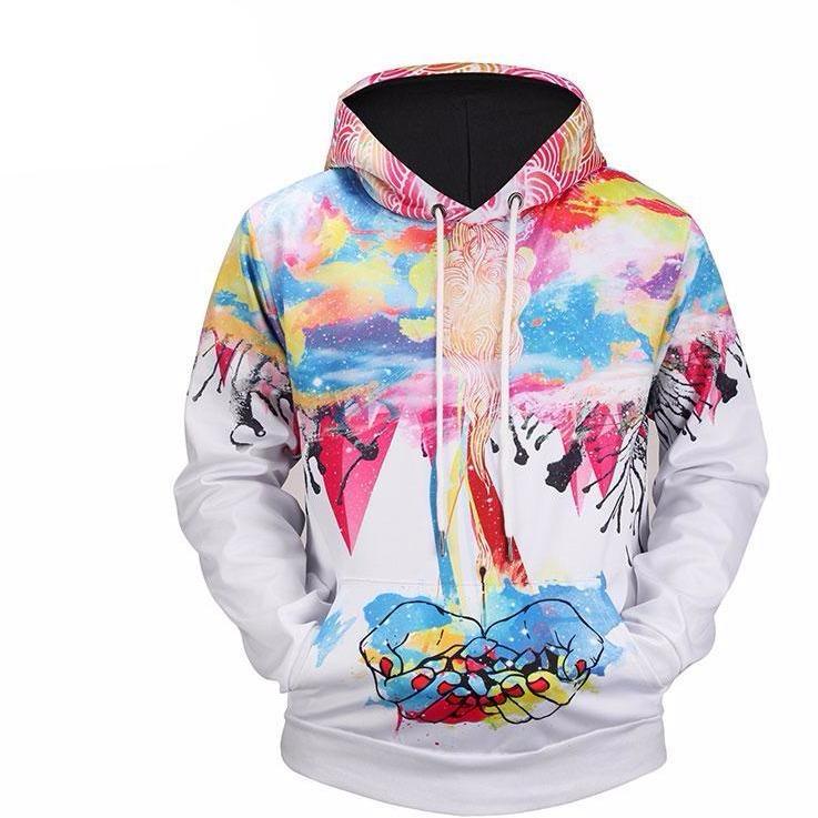 Colourful Tie Dye Graphic - The Hoodie Store