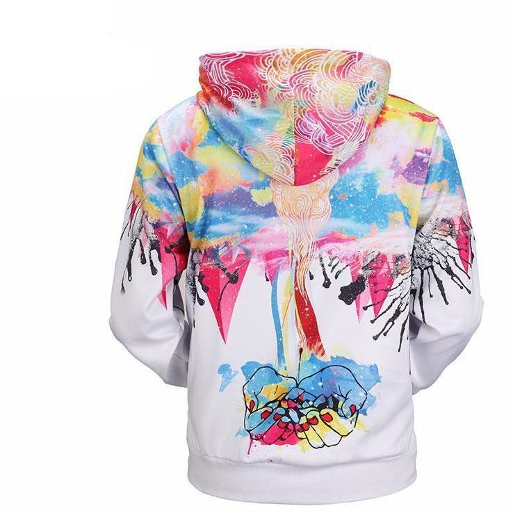 Colourful Tie Dye Graphic - The Hoodie Store