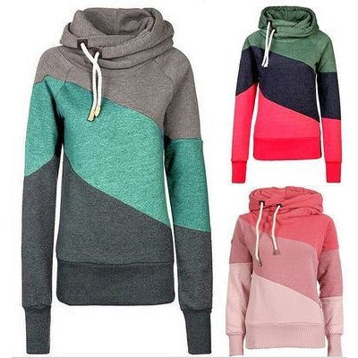 Women's Patchwork Three Colour Design Variations - The Hoodie Store
