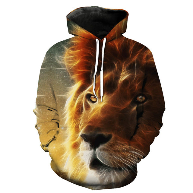 Wild Lion Hoodie - The Hoodie Store