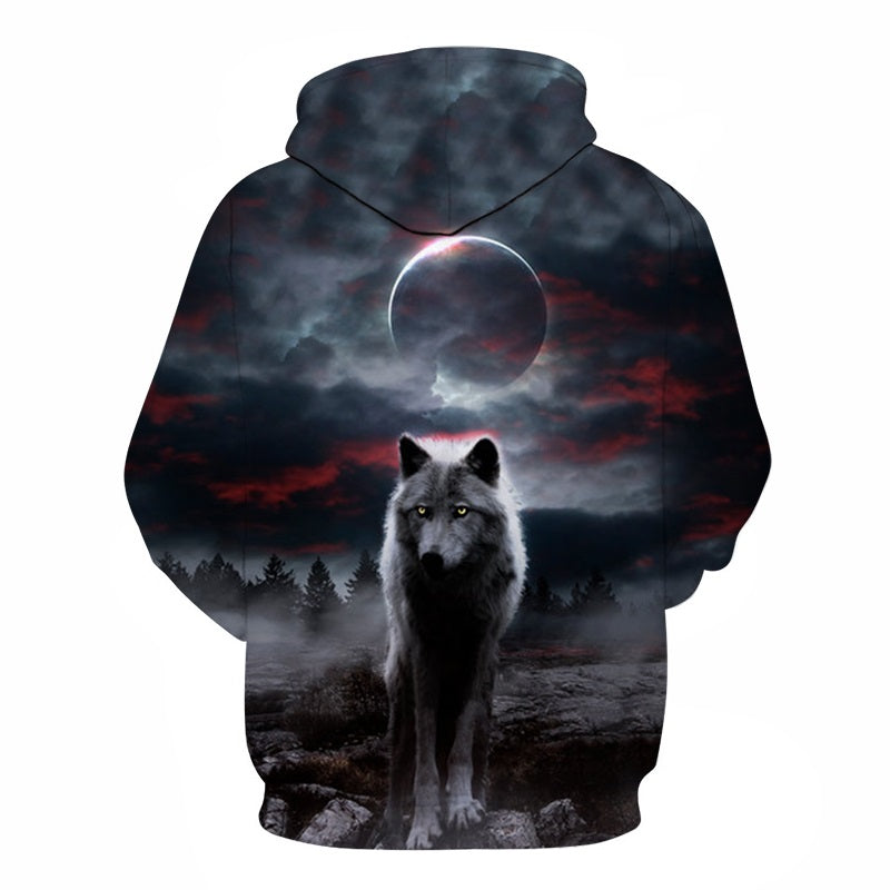 Midnight Wolf Hoodie - The Hoodie Store