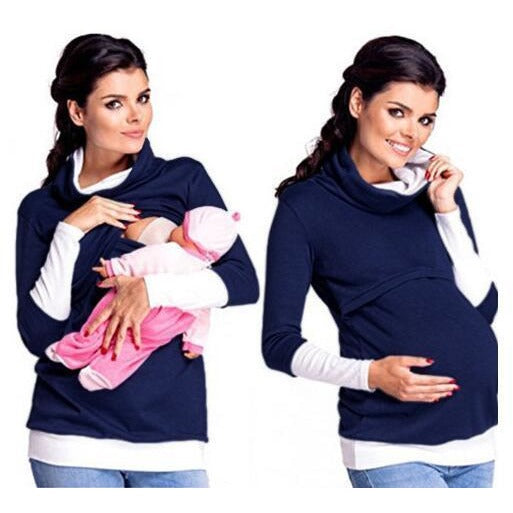 Women's Cotton Maternity Breastfeeding Hoodie - The Hoodie Store