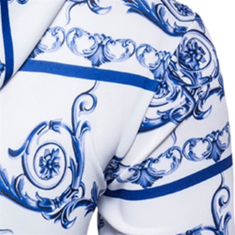 Chinese Style Blue And White Porcelain Hoodie - The Hoodie Store