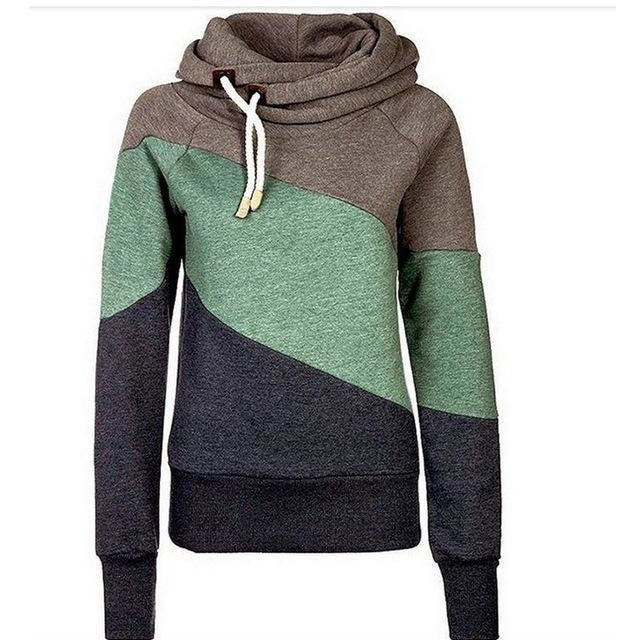 Womens Three Colour Shades Hoodie - The Hoodie Store