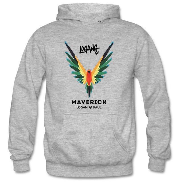 Unisex Logang Maverick Classic Parrot Hoodie - The Hoodie Store