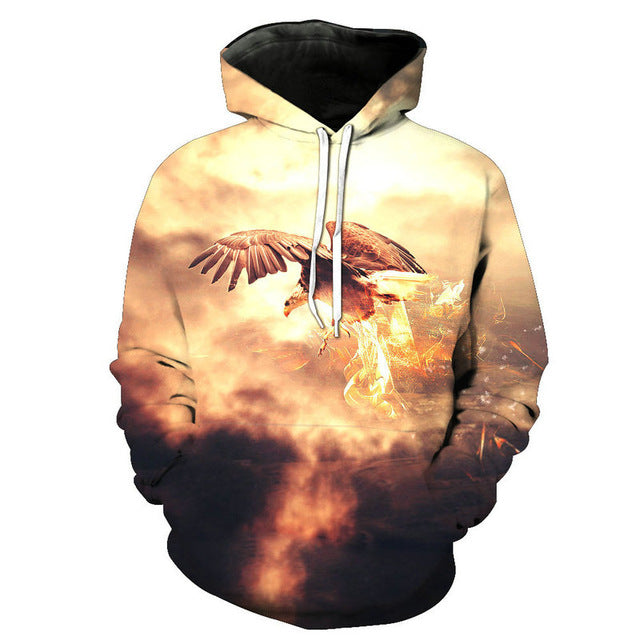 Fire Eagle Hoodie - The Hoodie Store