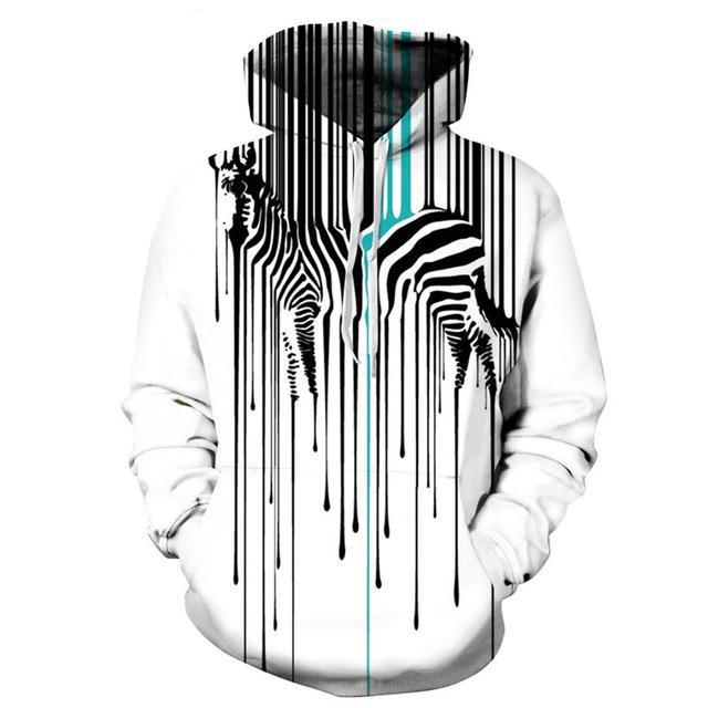 Zebra Art Hoodie - The Hoodie Store