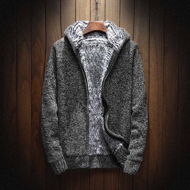 Grey sale fleece cardigan