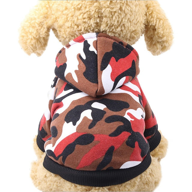 Winter Camouflage Hoodies For Dogs - The Hoodie Store