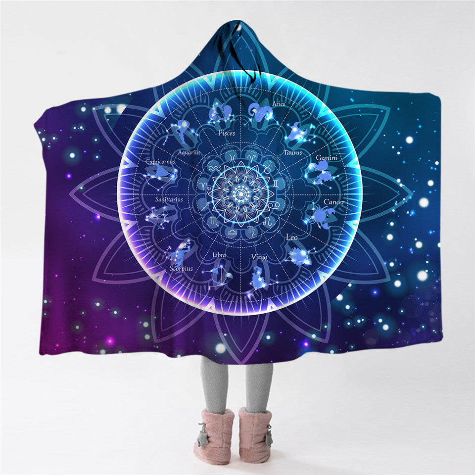 Zodiac Hooded Blanket - The Hoodie Store