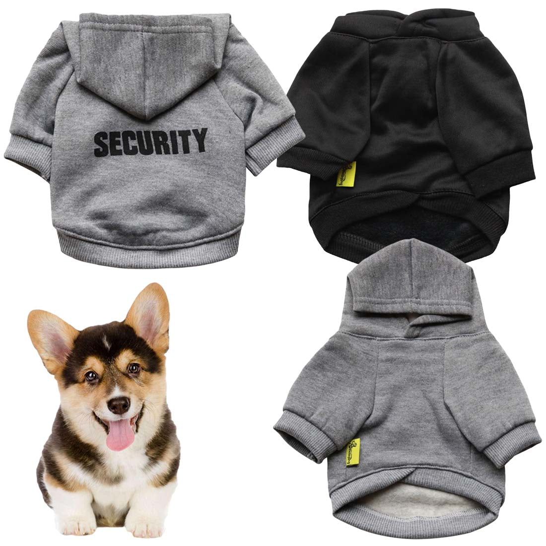 Elegant Security Print Hoodies For Dogs - The Hoodie Store