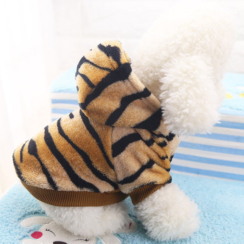 Cute Tiger Costume Hoodie For Dogs - The Hoodie Store