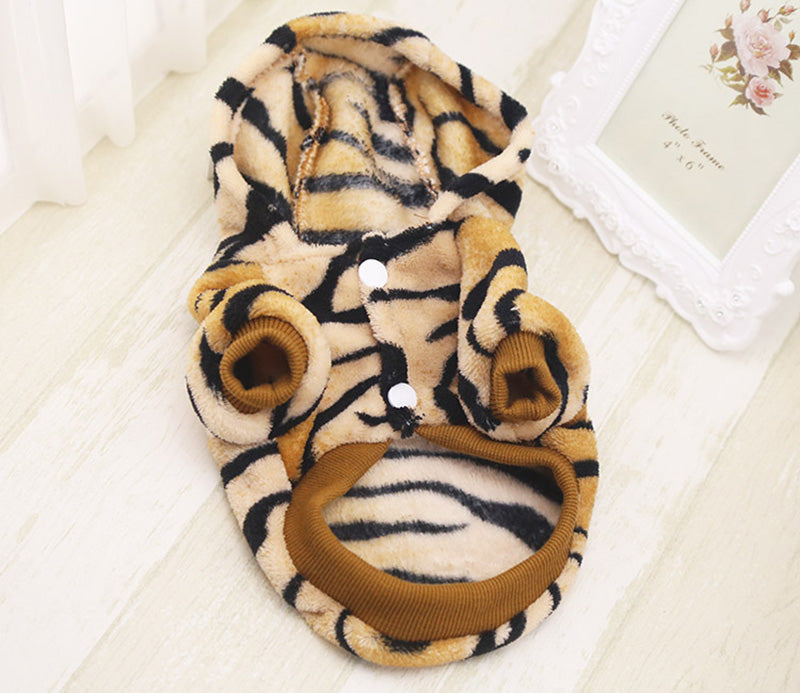 Cute Tiger Costume Hoodie For Dogs - The Hoodie Store