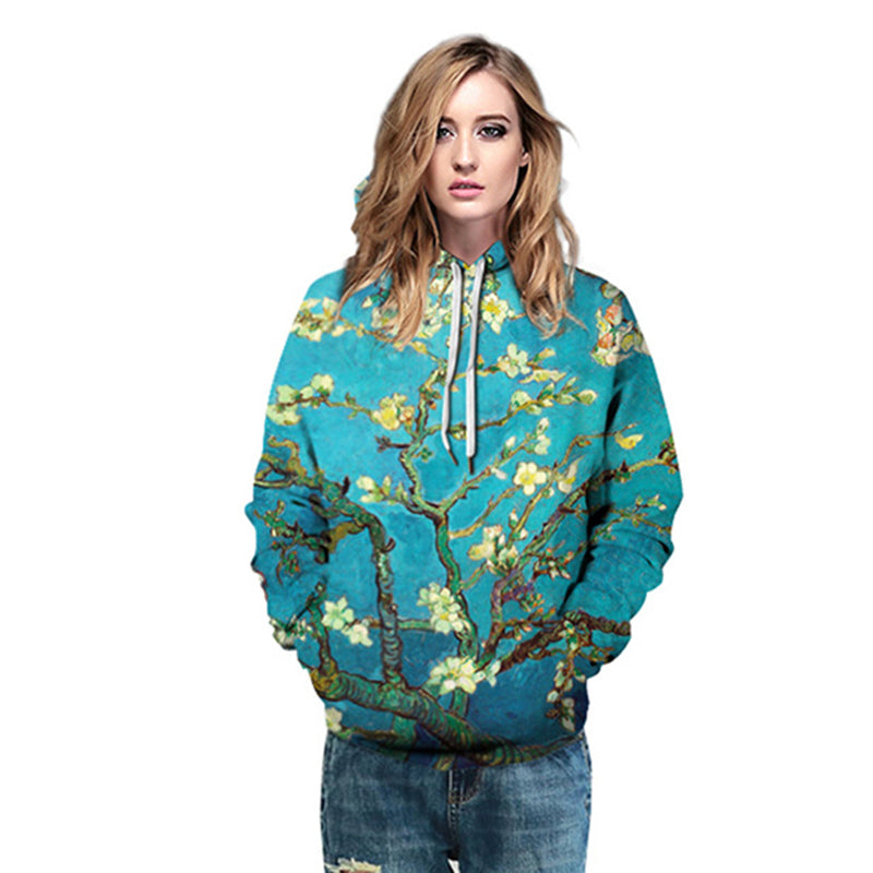 Women's Flower Tree 3D Aesthetic Japanese Style - The Hoodie Store